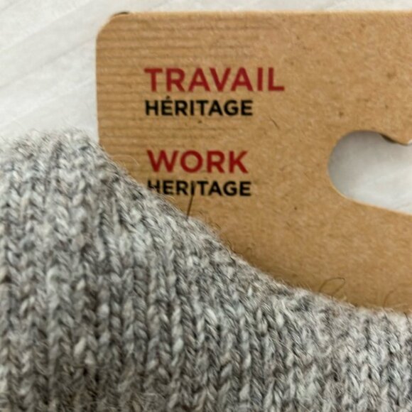 NWT wool Gray Casual Crew Socks sock size XL - Picture 3 of 10